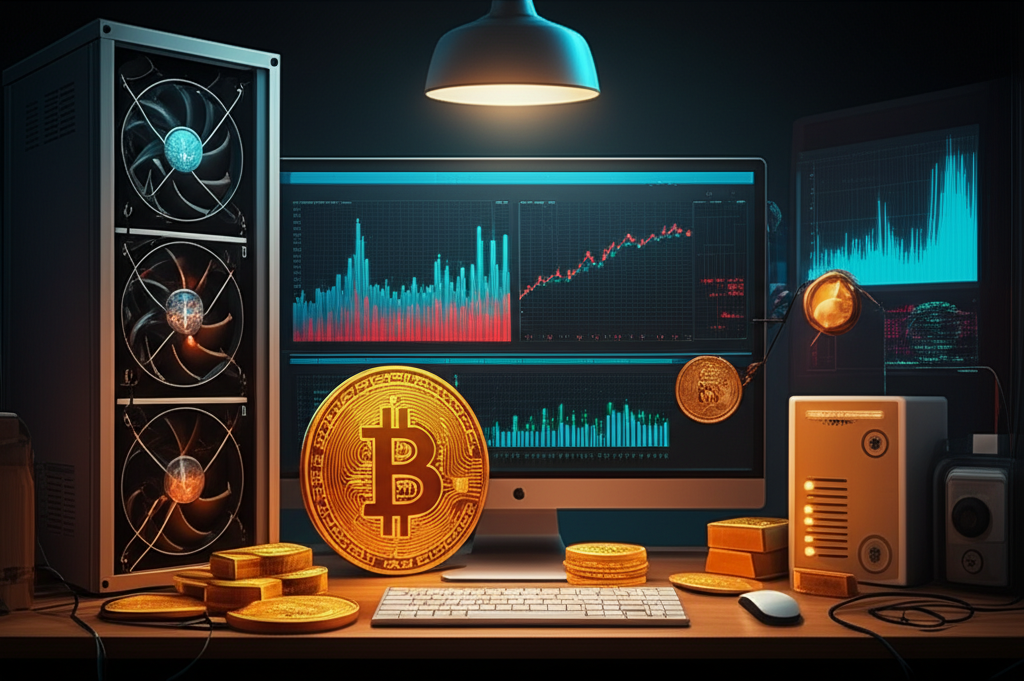 Bitcoin vs Gold: Bitcoin Mining At Home for Passive Income