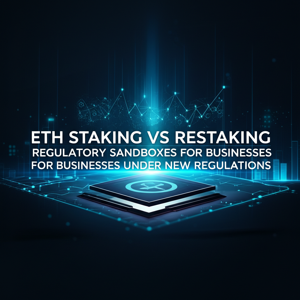 Eth Staking vs Restaking: Regulatory Sandboxes for Businesses Under New Regulations