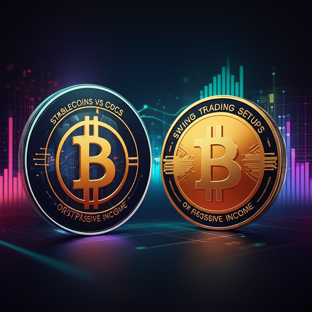 Stablecoins vs Cbdcs: Swing Trading Setups for Passive Income